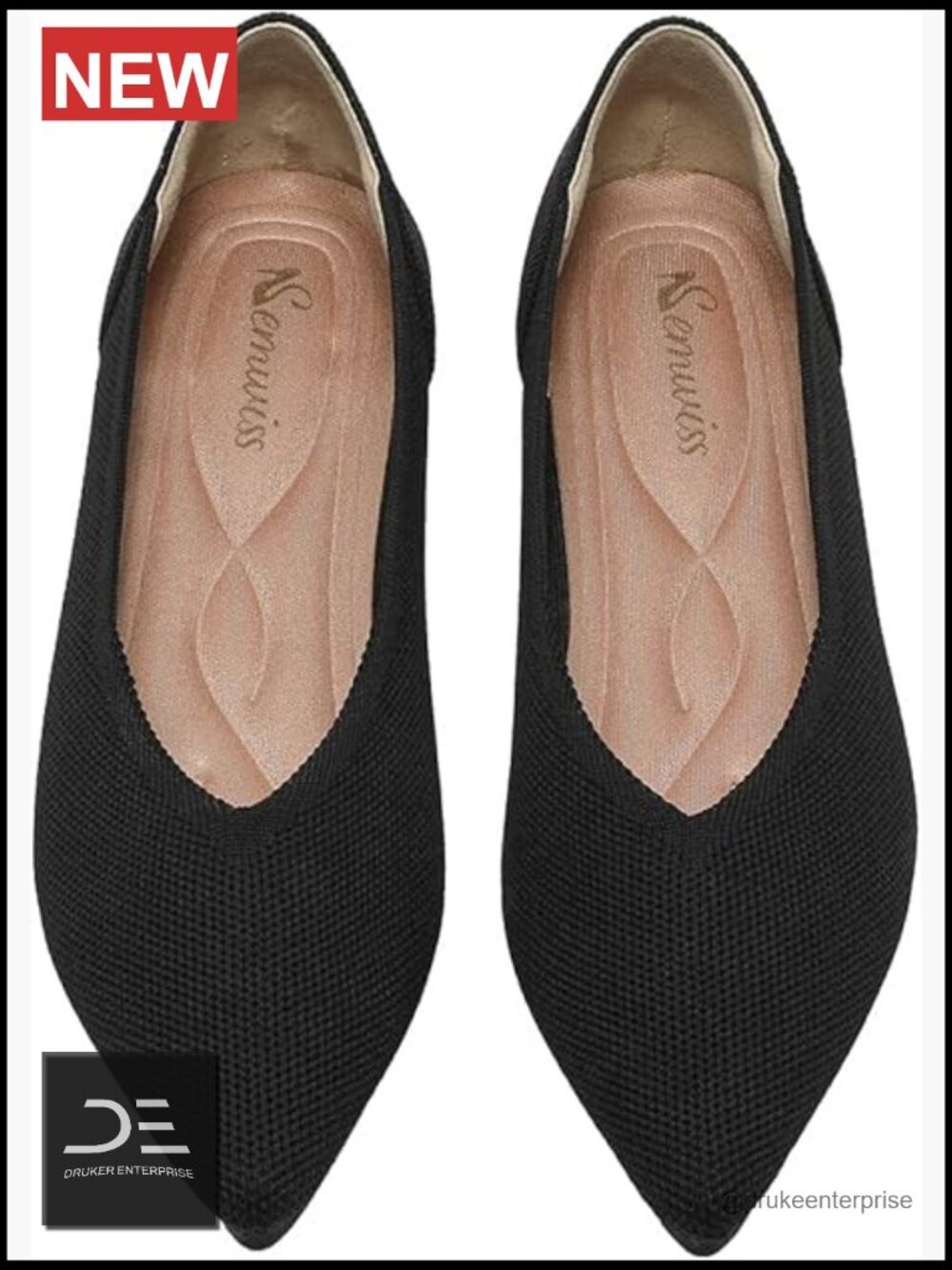 Ballet Flats Comfortable Casual Dressy Work Office Shoes Pointed Toe